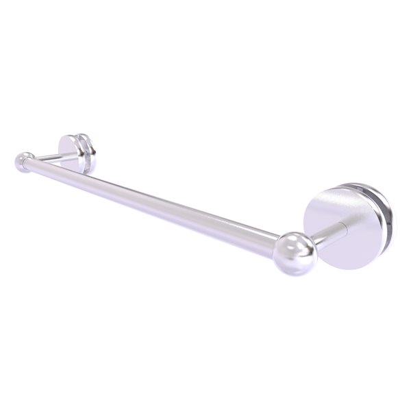 Allied Brass Prestige Skyline Satin Chrome 18-in Shower Door Towel Bar
