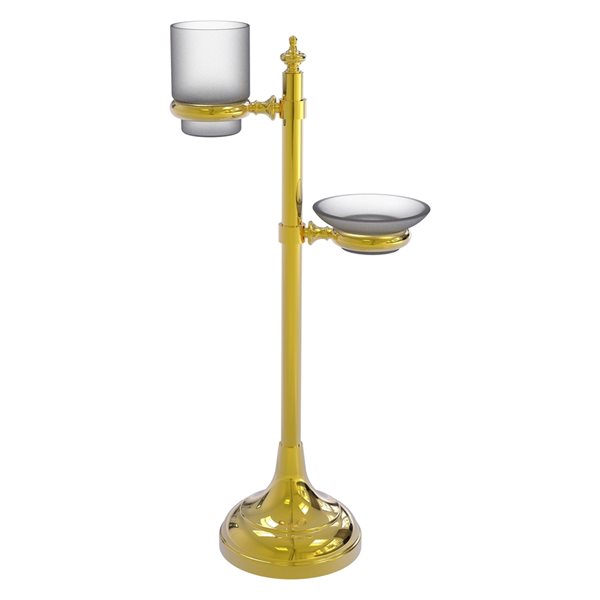 Allied Brass Polished Brass Vanity Top Multi-Accessory Ring Stand