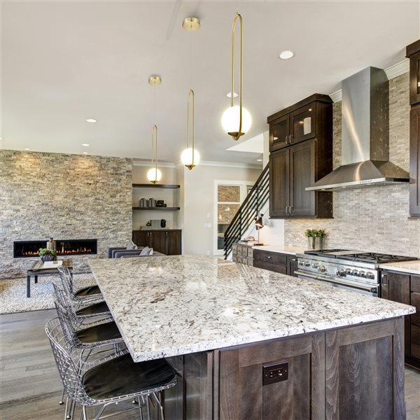 VONN Lighting Capri 7-in Integrated LED ETL Certified Antique Brass Pendant with Glass Shade