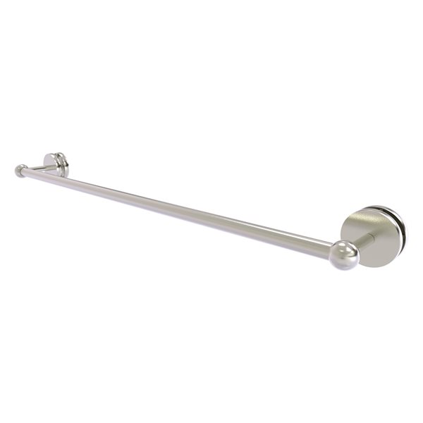Allied Brass Prestige Skyline 30-in Satin Nickel Wall Mount Single Towel Bar