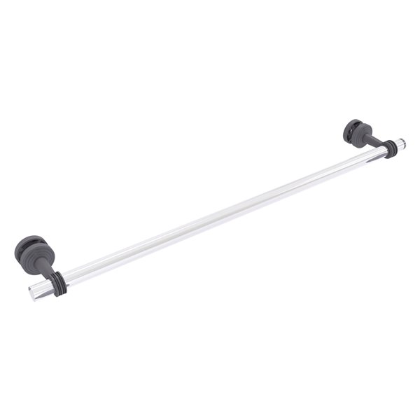 Allied Brass Pacific Beach 30-in Matte Grey Wall Mount Single Towel Bar