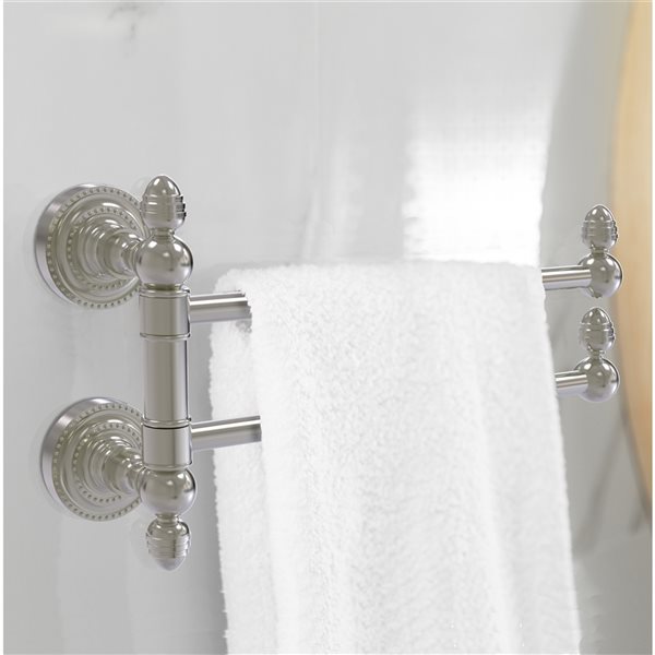 Allied Brass Dottingham Collection 2-Swing Arm Towel Rail in