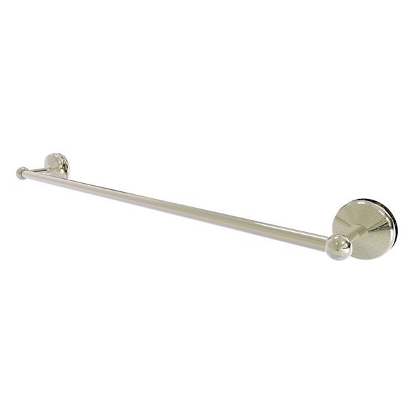 Allied Brass Monte Carlo 30-in Polished Nickel Wall Mount Single Towel Bar