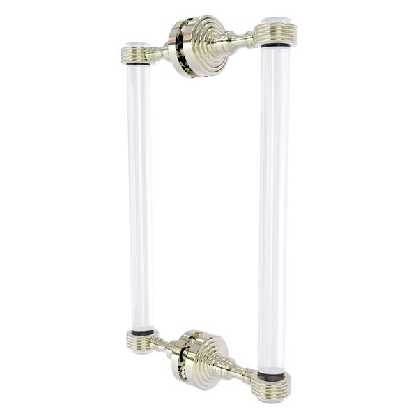 Allied Brass Pacific Grove 12in Hinged Shower Door Handle Polished