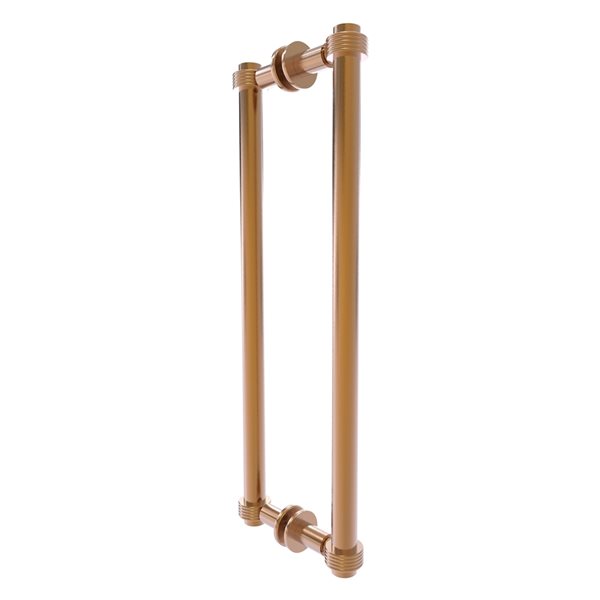 Allied Brass Contemporary 18-in Hinged Shower Door Handle in Brushed Bronze