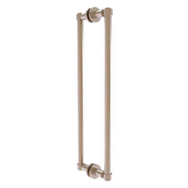 Allied Brass Contemporary 18in Hinged Shower Door Handle Pewter 405