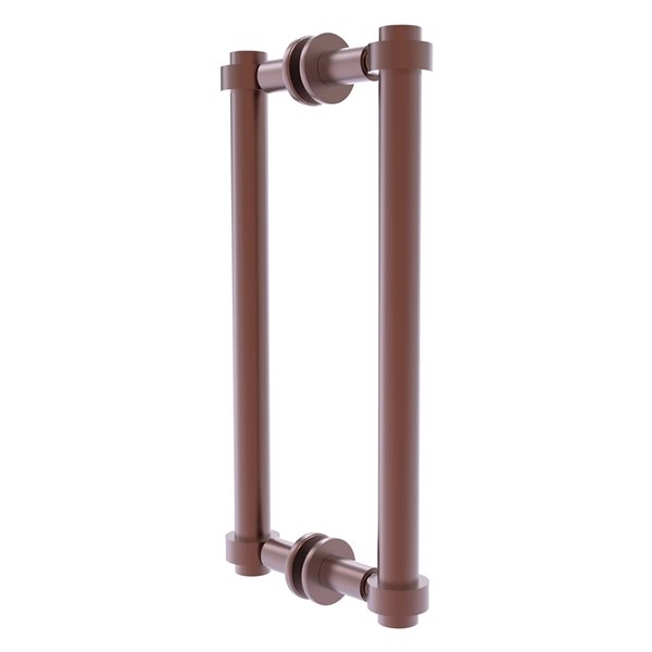 Allied Brass Contemporary Antique Copper 12-in Hinged Shower Door Handle