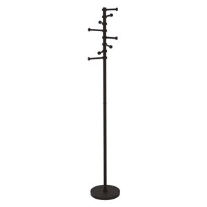 Allied Brass Oil Rubbed Bronze 8-Hook Coat Stand