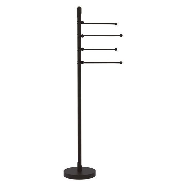 Allied Brass Soho Oil Rubbed Bronze Freestanding Towel Rack