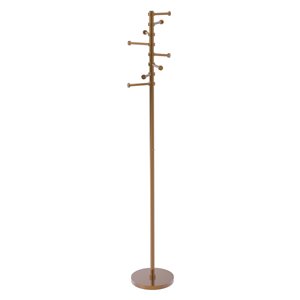 Allied Brass Brushed Bronze 8-Hook Coat Stand