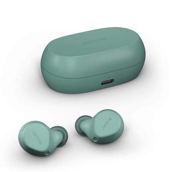 Écouteurs-boutons beiges sans fil Elite 7 Pro par Jabra avec microphones
