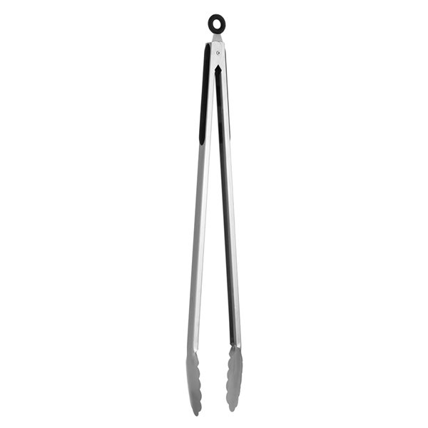 Mr. Bar-B-Q Stainless-Steel Extra-Large Locking Tongs with Padded ...