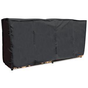 UniFlame 8-ft Black Polyester Log Rack Cover