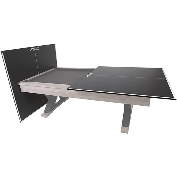 Escalade Stiga Black MDF Conversion Top Table Tennis with Net Set ESCLT8491W | RONA