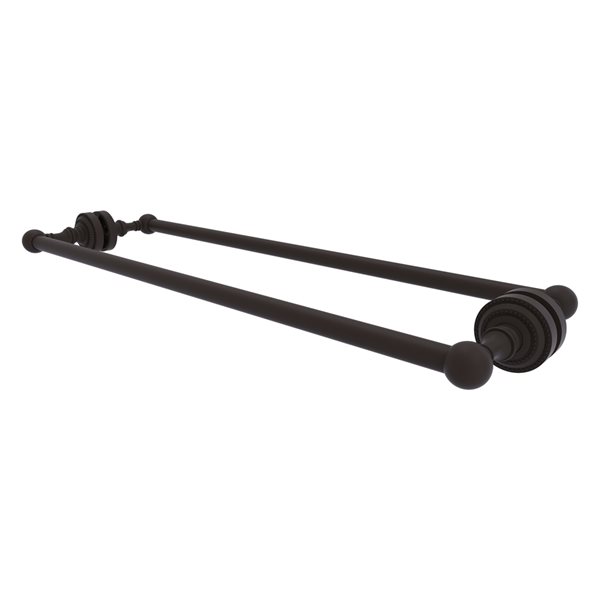 ALLIED BRASS Dottingham Oil Rubbed Bronze 24in Back to Back Shower