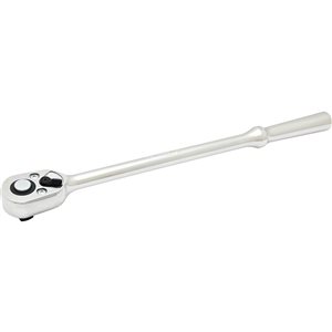 Gray Tools 1/2-in Standard SAE and Metric Combination Polished Chrome Ratchet Wrench
