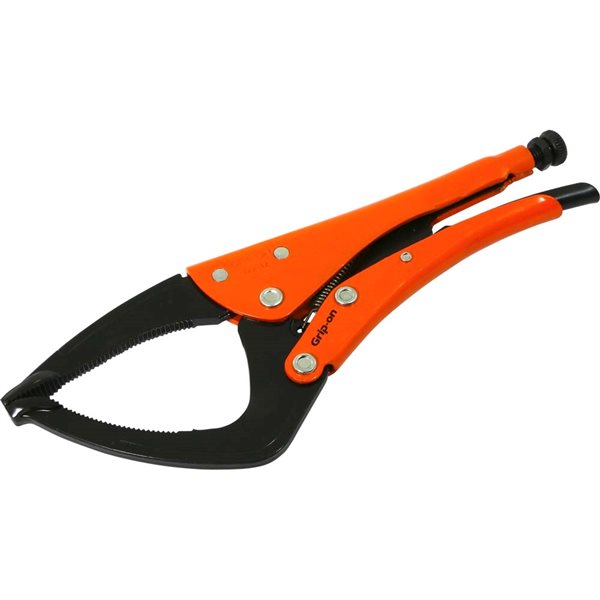 Grip-on 12-in Welding Curved Jaw Locking Pliers with Groovy Grip