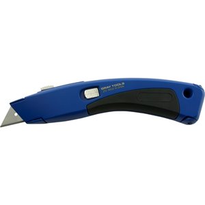 Gray Tools 18 mm Retractable Heavy-Duty Trimming Knife with Blade Storage