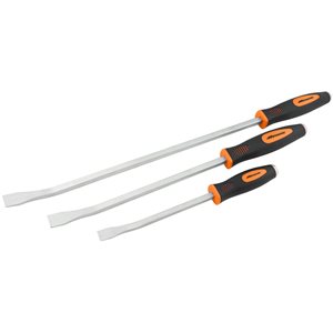 Dynamic Tools 3-Piece Premium Tool Steel Comfort Grip Pry Bar Set