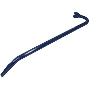 Gray Tools 24-in L Royal Blue Premium Tool Steel Goose Neck Wrecking Bar
