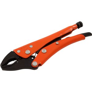 Grip-on 5-in Welding Curved Jaw Locking with Wire Cutter Pliers