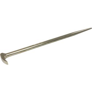Gray Tools 15-in Premium Tool Steel Nickel Plated Rolling Head Pry Bar