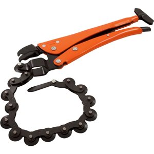 Grip-on 12-in Welding Heavy-Duty Chain Clamp Locking Pliers with Cutting Feature