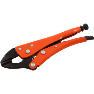 Grip-on 7-in Welding Curved Jaw Locking Pliers with Groovy Grip