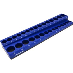 Dynamic Tools 3/8-in Drive Magnetic Organizer for 30 Metric Sockets