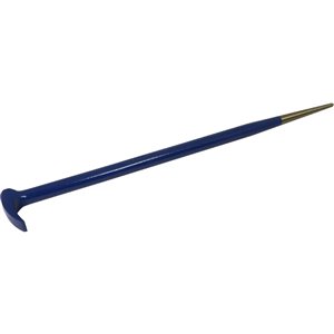 Gray Tools 15.25-in Premium Tool Steel Royal Blue Rolling Head Pry Bar