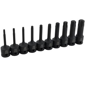 Dynamic Tools 10-Piece Torx 1/2-in Drive 6-Point Impact Socket Set