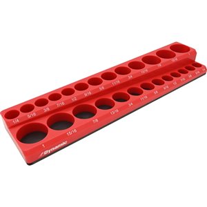 Organisateur magnétique Dynamic Tools pour 26 douilles SAE à prise de 3/8 po