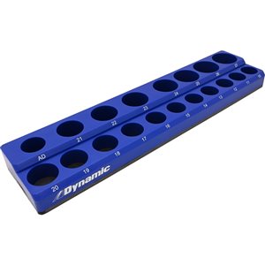 Dynamic Tools 1/2-in Drive Magnetic Organizer for 19 Metric Sockets