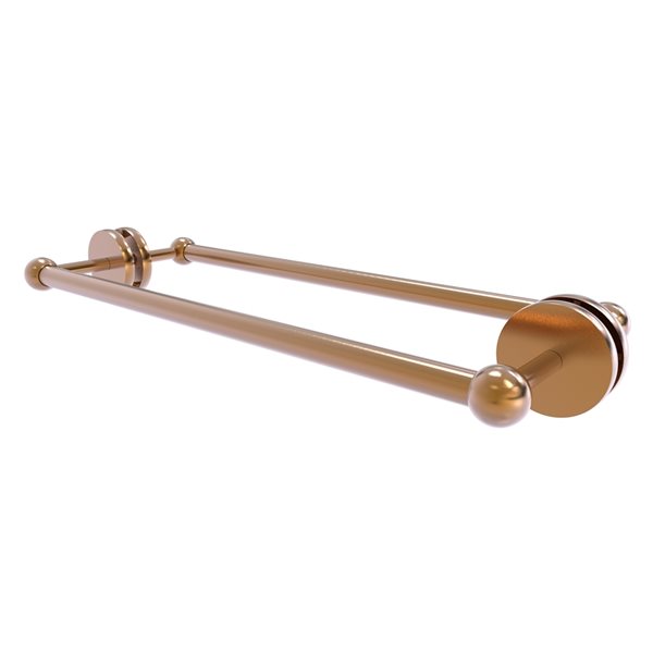 Allied Brass Prestige Skyline Brushed Bronze 18in Double Shower Door
