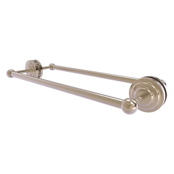 Allied Brass Que New Antique Pewter 18-in Double Shower Door Towel Bar ...