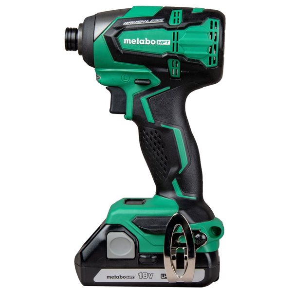 Metabo HPT 18 V 1/4-in Variable Speed Brushless Cordless Impact Driver (2-Batteries)