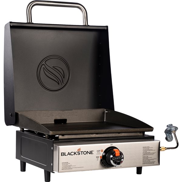 Blackstone – Plaque de cuisson au gaz propane de 60 000 BTU à 4 brûleurs  avec housse