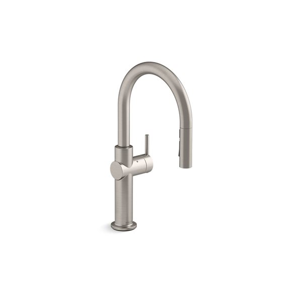 KOHLER Crue Stainless Steel Kitchen Faucet with KOHLER® Konnect™ and VoiceActivated Technology