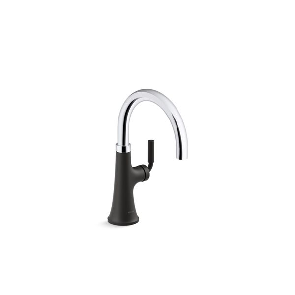 KOHLER Tone Black Single-Handle Bar Sink Faucet