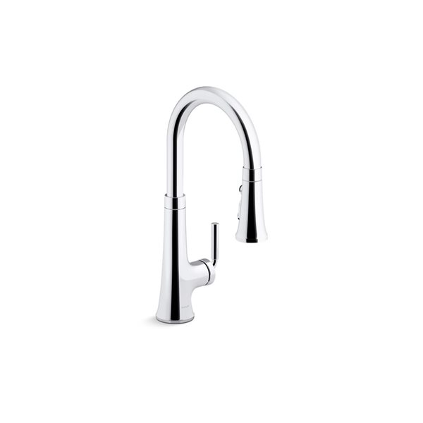 KOHLER Tone Chrome Pull Down Single Handle Kitchen Sink Faucet 23764 CP   330959773 MainImage 001 L 