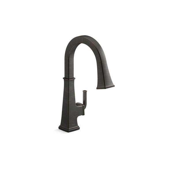 KOHLER Riff Bronze Pull-Down Single-Handle Kitchen Faucet