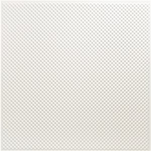 Dundee Deco Falkirk Retro 3D IV 23-in x 2-ft Embossed Faux Stone White Wall Panel - Set of 10