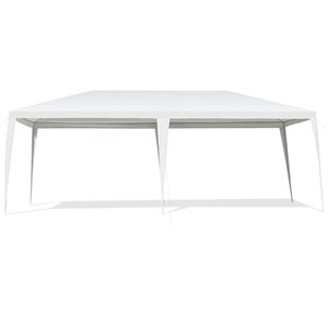 Costway 10-ft x 20-ft Rectangular White Canopy