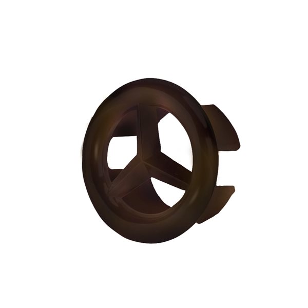 American Imaginations White 15.25-in Round Bathroom Undermount Sink with Bronze Hardware