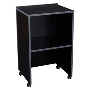 Oklahoma Sound 100 Series 21.13-in Black Modern/Contemporary Lectern