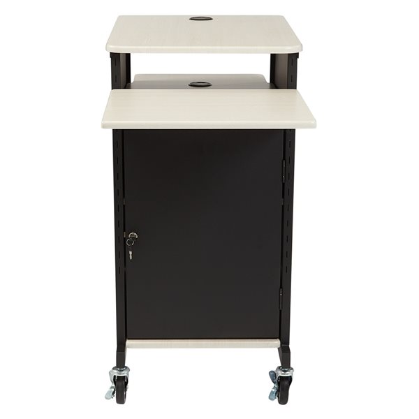 Oklahoma Sound PRC Series 27-in Black Modern/Contemporary Presentation Cart