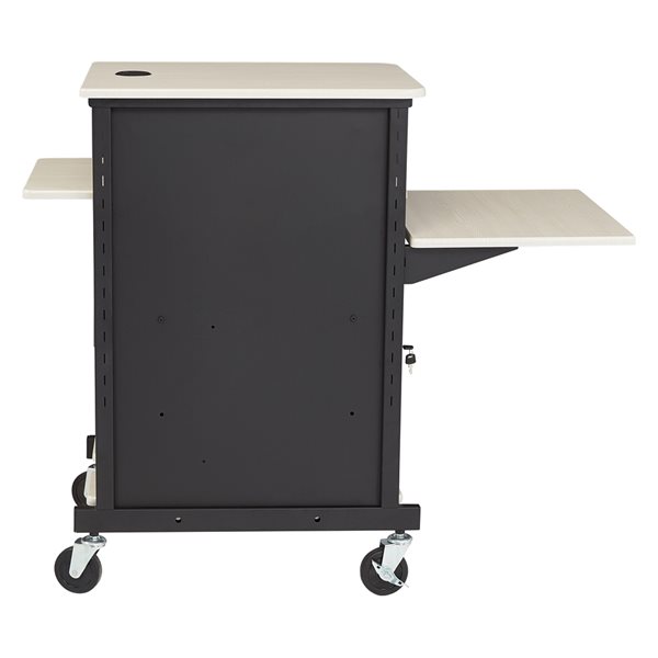 Oklahoma Sound PRC Series 27-in Black Modern/Contemporary Presentation Cart