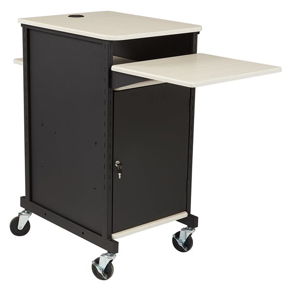 Oklahoma Sound PRC Series 27-in Black Modern/Contemporary Presentation Cart