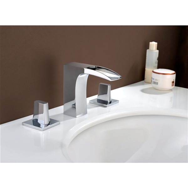 American Imaginations White Glaze Oval 16.25-in L x 19.5-in W Undermount Bathroom Sink and Faucet with Overflow Drain