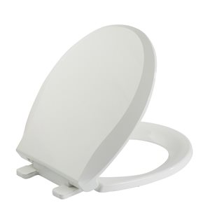 Boyel Living Round Closed Front Toilet Seat in White